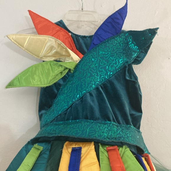 COPY - Wishcraft Chasing Fireflies  Birds of Paradise Costume sz 16 preowned - Picture 2 of 8